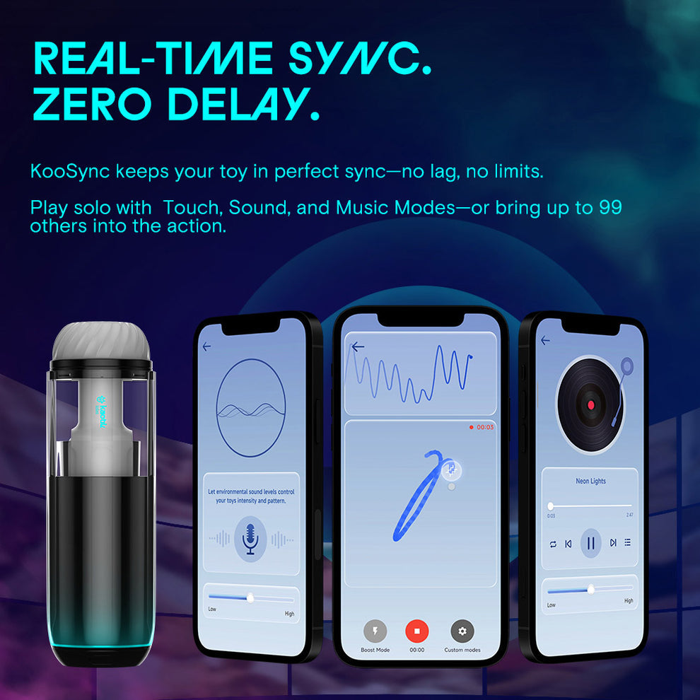 (Pre-Order) Kaotik Labs - The Cocoon App Enabled Throbbing Warming Masturbator