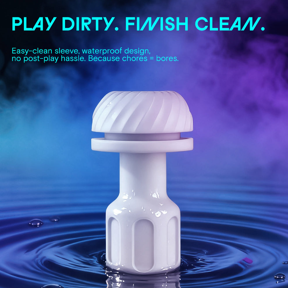 (Pre-Order) Kaotik Labs - The Cocoon App Enabled Throbbing Warming Masturbator