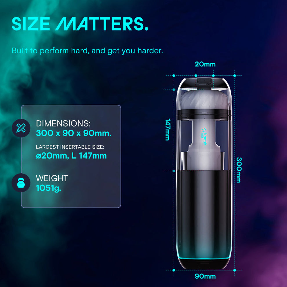 (Pre-Order) Kaotik Labs - The Cocoon App Enabled Throbbing Warming Masturbator