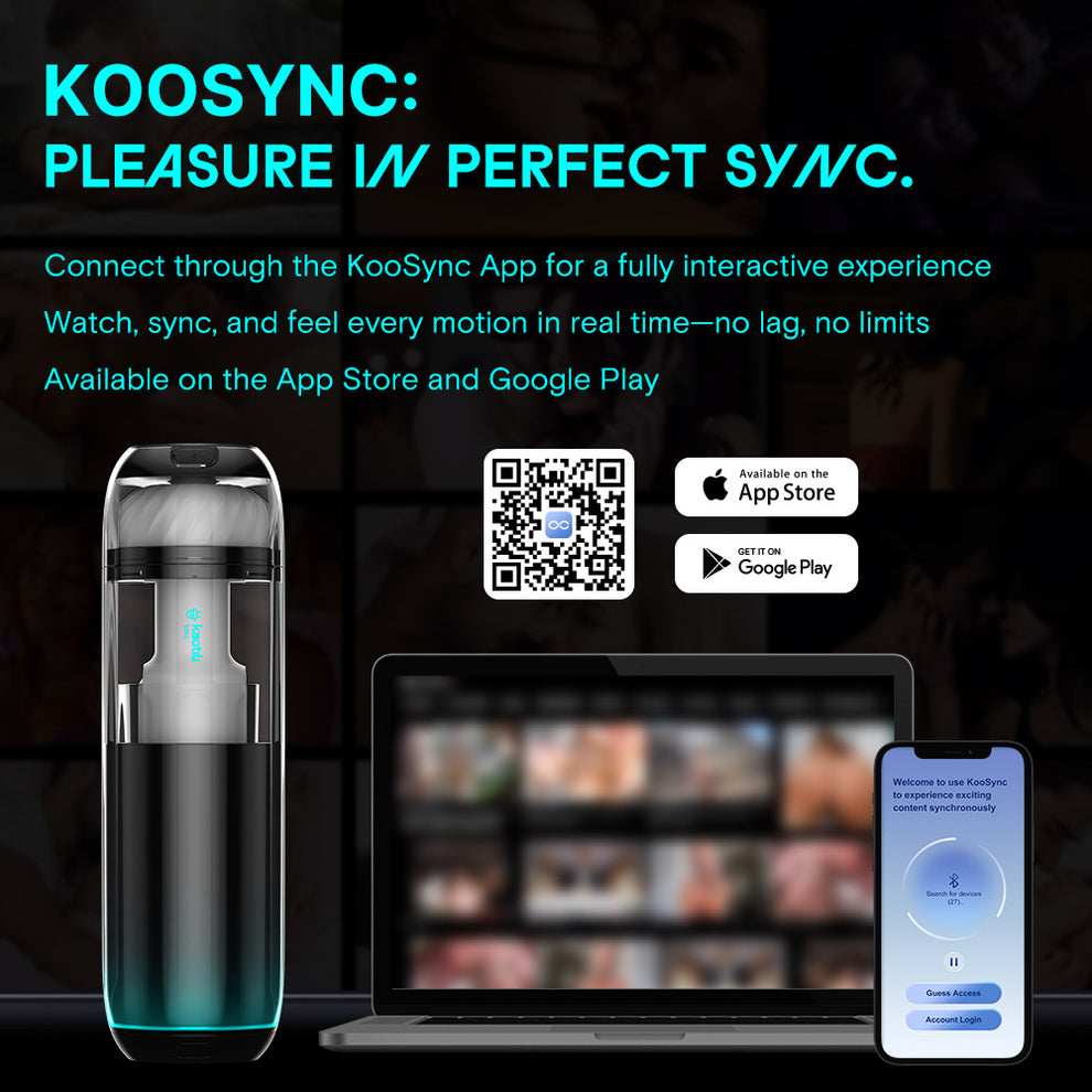 (Pre-Order) Kaotik Labs - The Cocoon App Enabled Throbbing Warming Masturbator