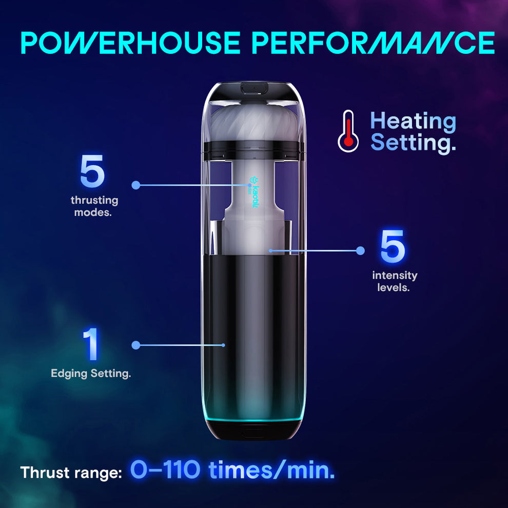 (Pre-Order) Kaotik Labs - The Cocoon App Enabled Throbbing Warming Masturbator