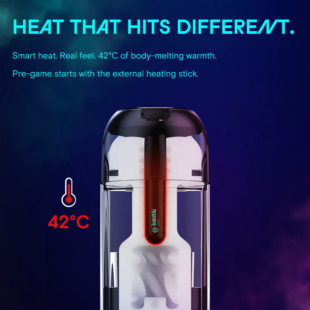 (Pre-Order) Kaotik Labs The Shockwave App Enabled Thrusting Penis Masturbator