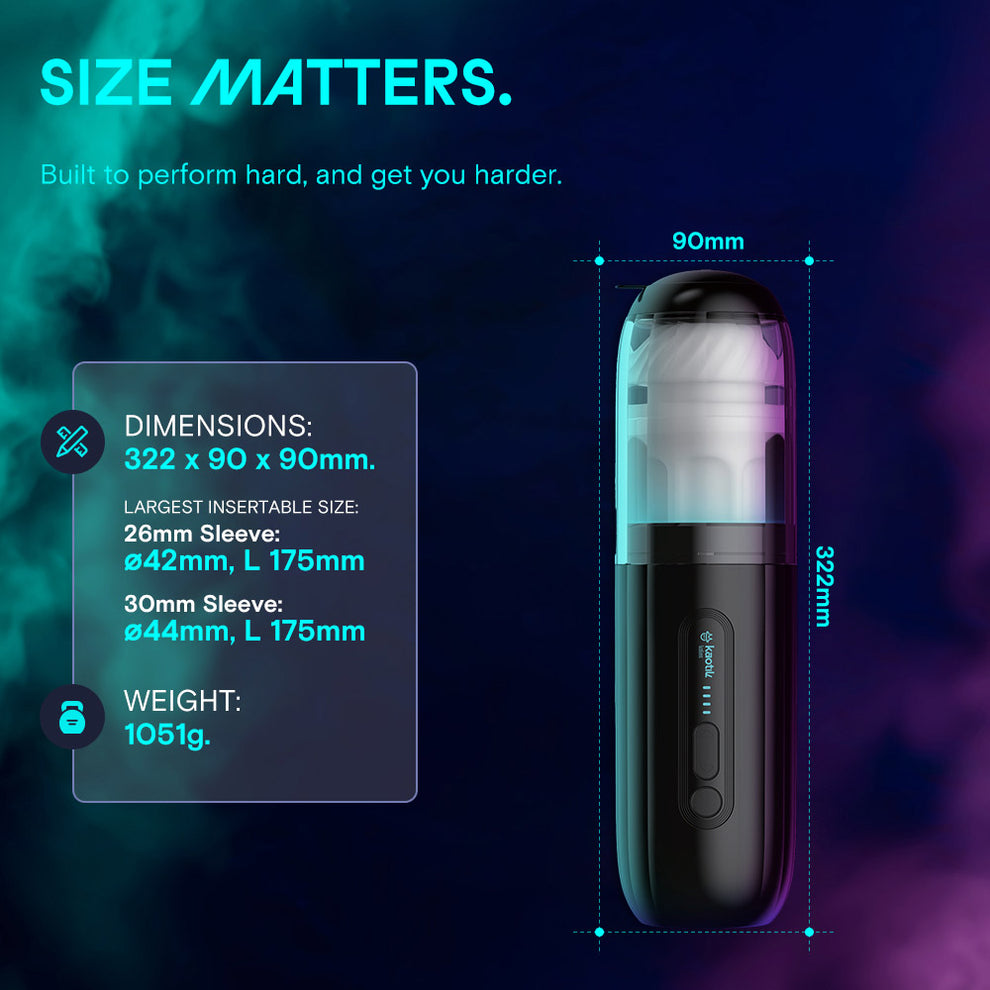 (Pre-Order) Kaotik Labs The Shockwave App Enabled Thrusting Penis Masturbator