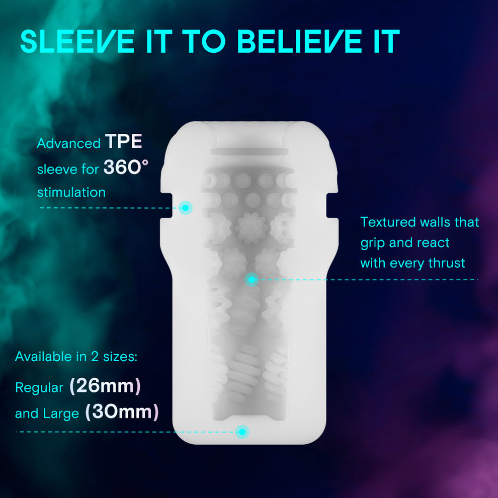 (Pre-Order) Kaotik Labs The Shockwave App Enabled Thrusting Penis Masturbator