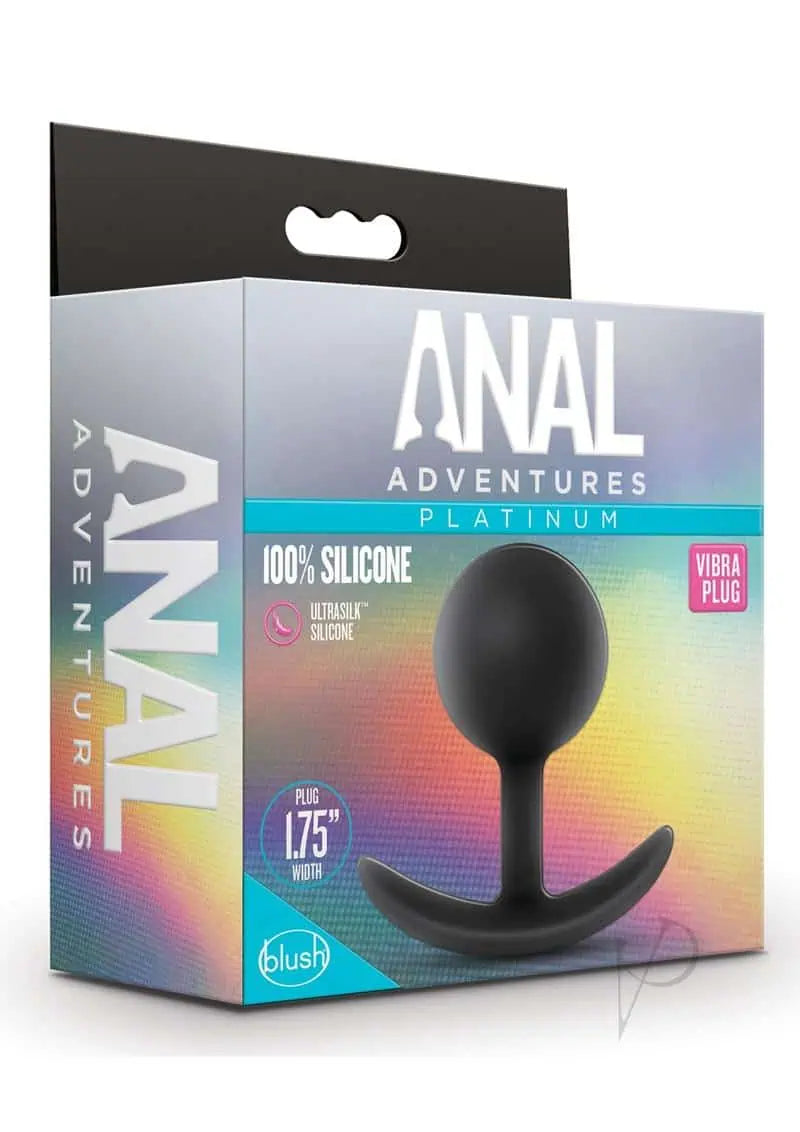 Blush: Anal Adventures Platinum Silicone Vibra Plug