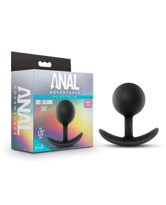 Blush: Anal Adventures Platinum Silicone Vibra Plug