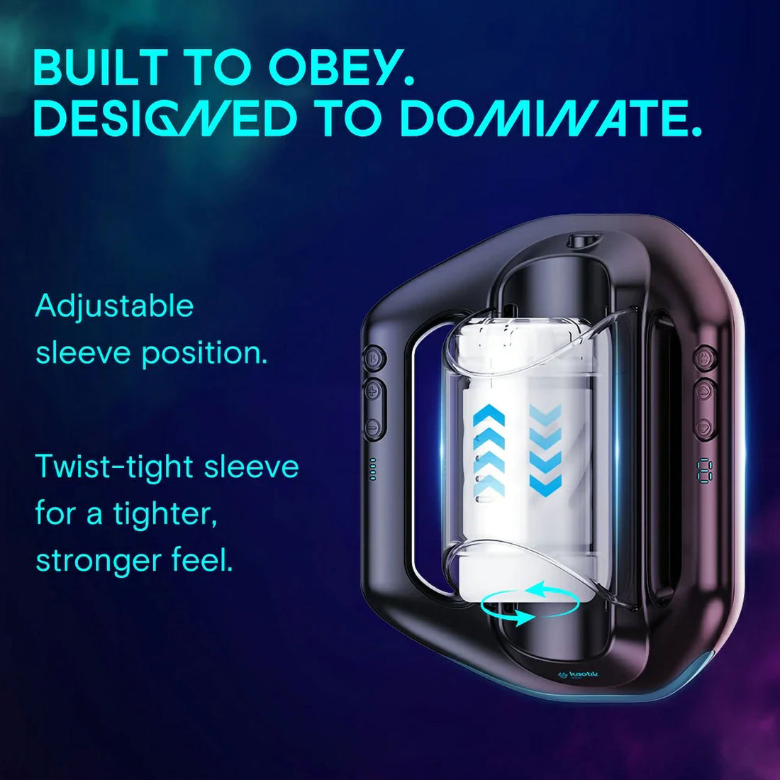 (Pre-Order) Kaotik Labs The Jetpack App-Enabled Double-Handed Thrusting Penis Masturbator