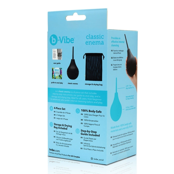 (Pre-Order) b-Vibe: Classic Enema Bulb Set