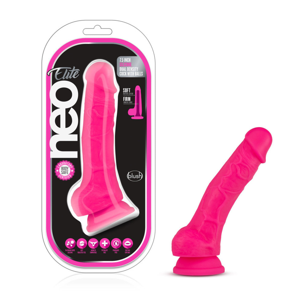 (Pre-Order) Blush: Neo Elite 7.5" Dual Density with Balls